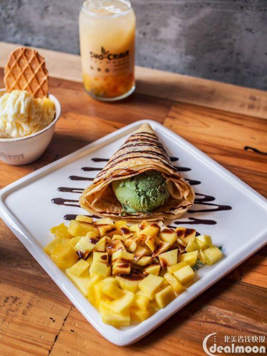 网红甜品的样子图片,缤纷色彩与创意造型完美融合